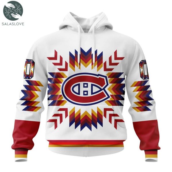 NHL Montreal Canadiens Special Design With Native Pattern Hoodie