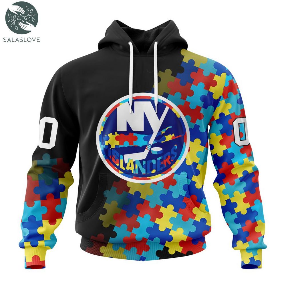 NHL New York Islanders Special Autism Awareness Design Hoodie