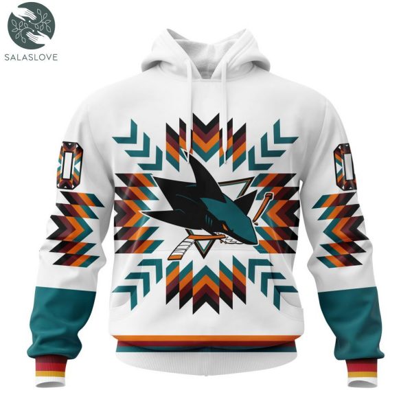 NHL San Jose Sharks Special Design With Native Pattern Hoodie