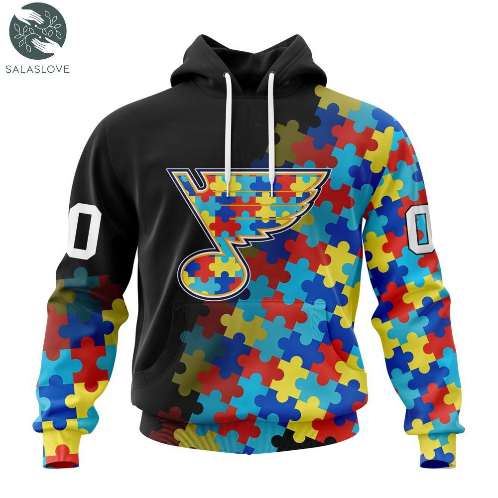 NHL St. Louis Blues Special Autism Awareness Design Hoodie