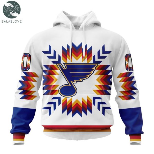 NHL St. Louis Blues Special Design With Native Pattern Hoodie