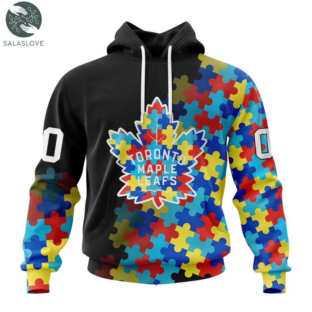 NHL Toronto Maple Leafs Special Autism Awareness Design Hoodie