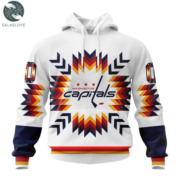 NHL Washington Capitals Special Design With Native Pattern Hoodie