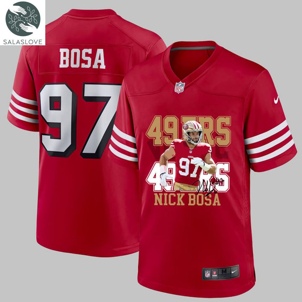 Nick Bosa 97 San Francisco 49ers Play Game Baseball Jersey Ht301214

