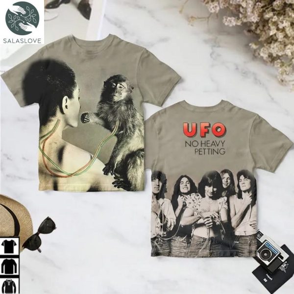 UFO - No heavy petting - Unisex 3D T-shirt