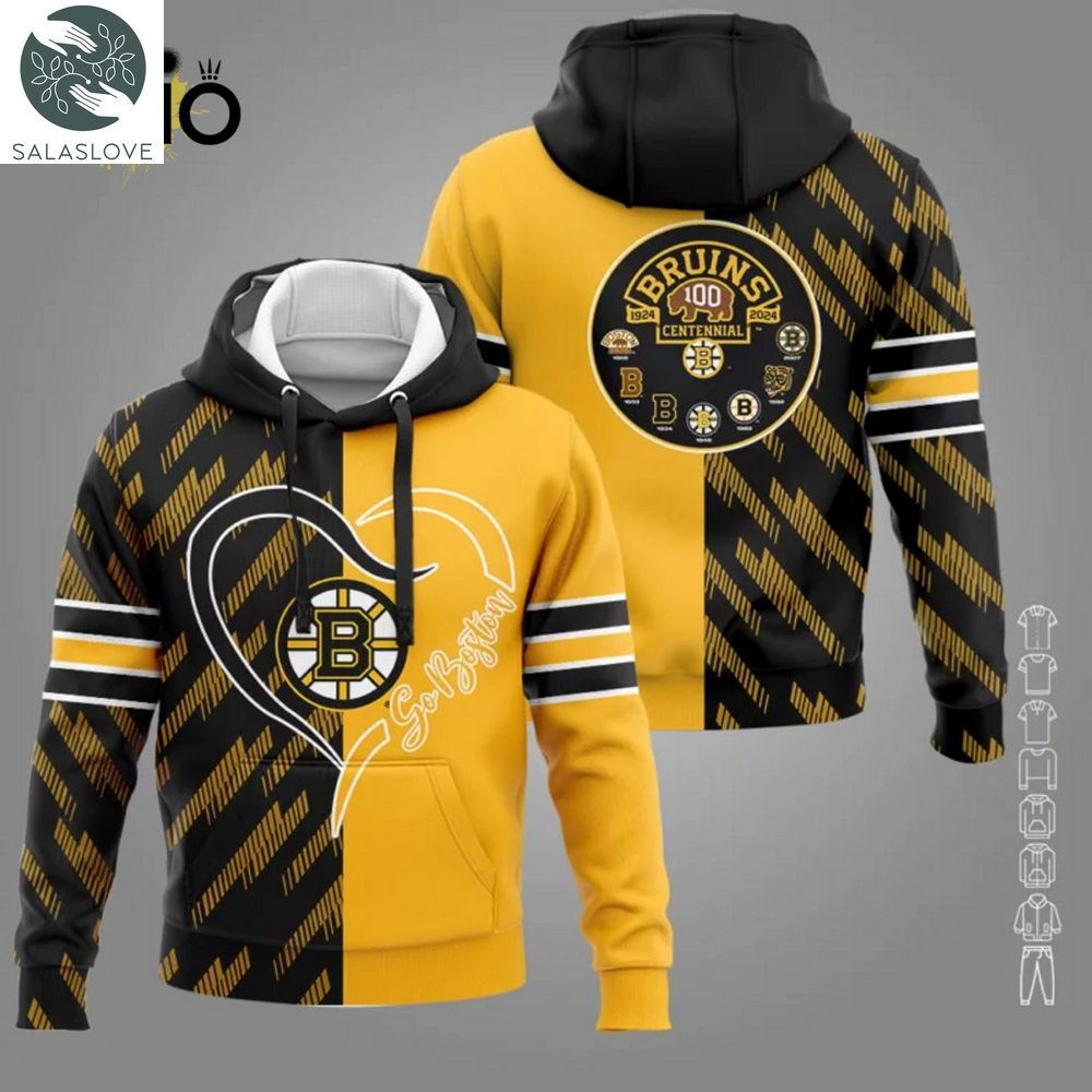 Boston Bruins Go Boston In My Hearts Mix Color Apparels Hoodie HT300118


