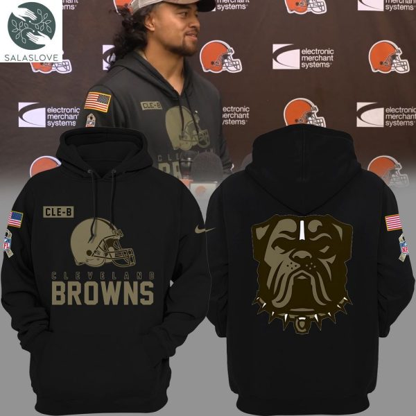 Cleveland Browns NFL Salute To Service Hoodie TY02012303