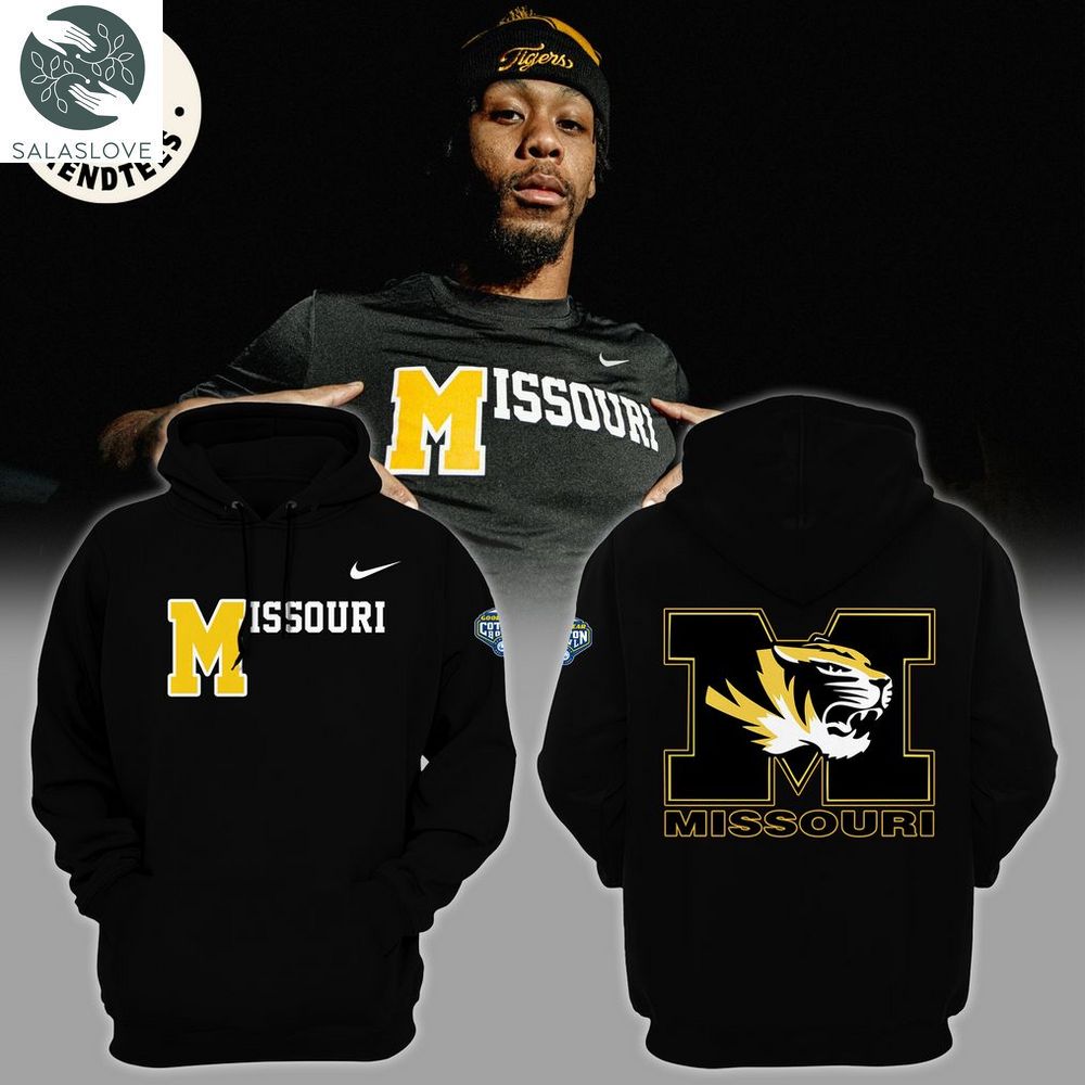 Limited Edition Missouri Tigers Football Mascot Black Design 3D Hoodie HT250113