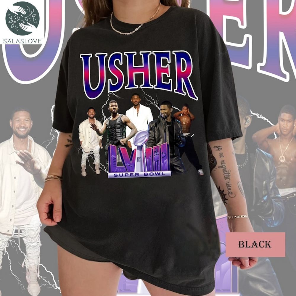 Ushers Super bowl 2024 Halftime Vintage Boxy T-Shirt HT140110


