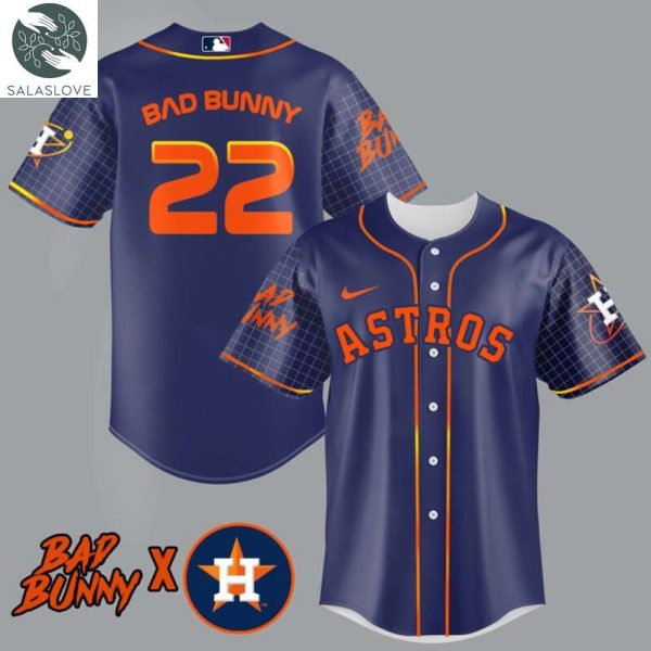 Bad Bunny Astros Space Baseball Jersey