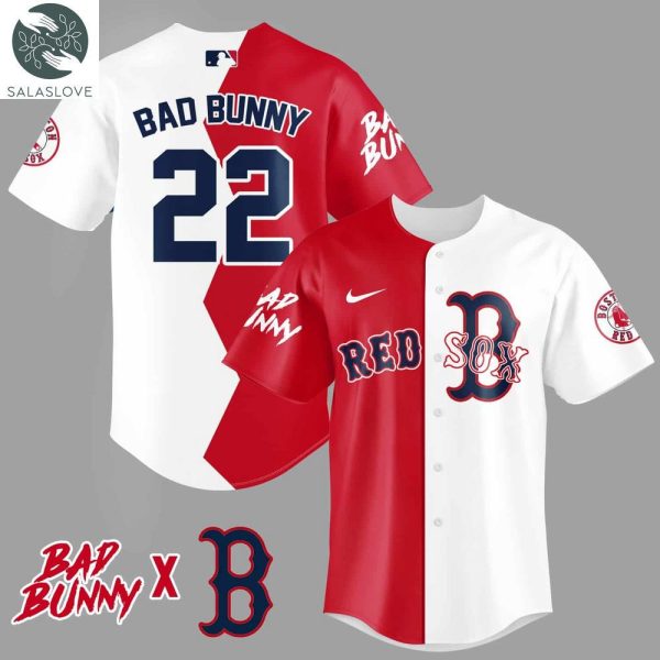 Bad Bunny Boston Red Sox Baseball Jersey