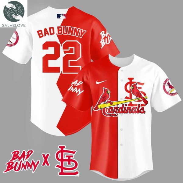 Bad Bunny Cardinals Baseball Jersey