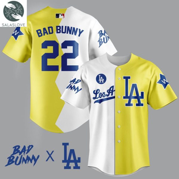 Bad Bunny Dodgers Baseball Jersey TY262241