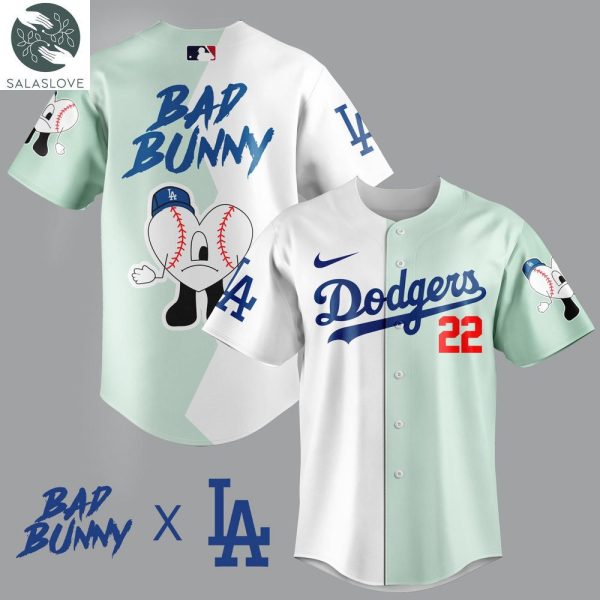 Bad Bunny Dodgers Baseball Jersey TY262244