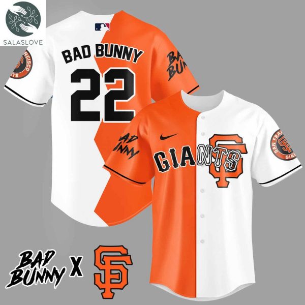 Bad Bunny Giants Baseball Jersey
