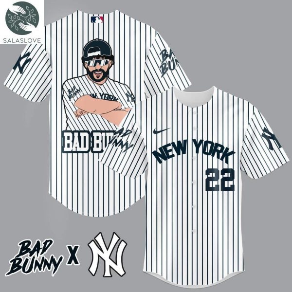 Bad Bunny NY Baseball Jersey
