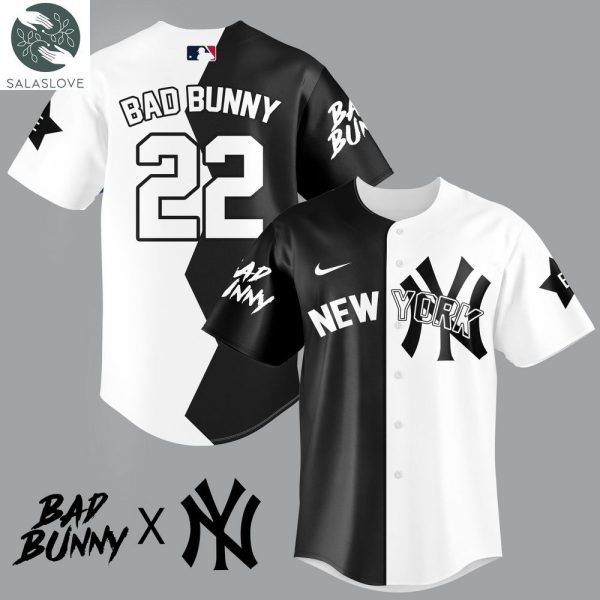 Bad Bunny Yankees Baseball Jersey

