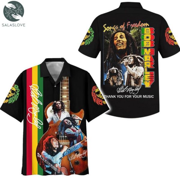 Songs Of Freedom Bob Marley Thank You For The Music Hawaiian Shirt

