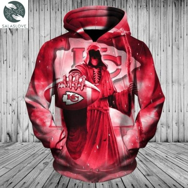 Stocktee Kansas City Chiefs American Flag Limited Edition Men’s And Women’s All Over Print Full 3D Hoodie