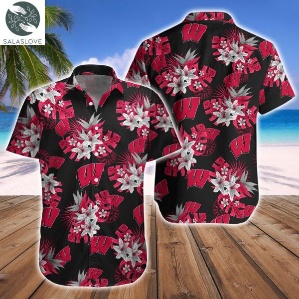 Wisconsin Badgers Football Hawaiian Shirt HT250205
